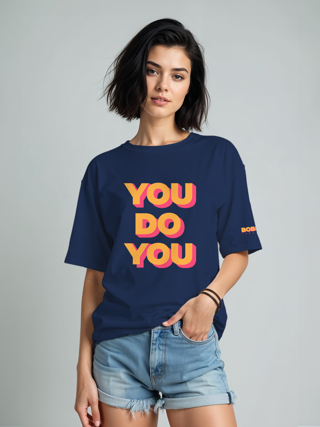 You Do You Tee in Blue - Celebrate Your Authenticity For Women