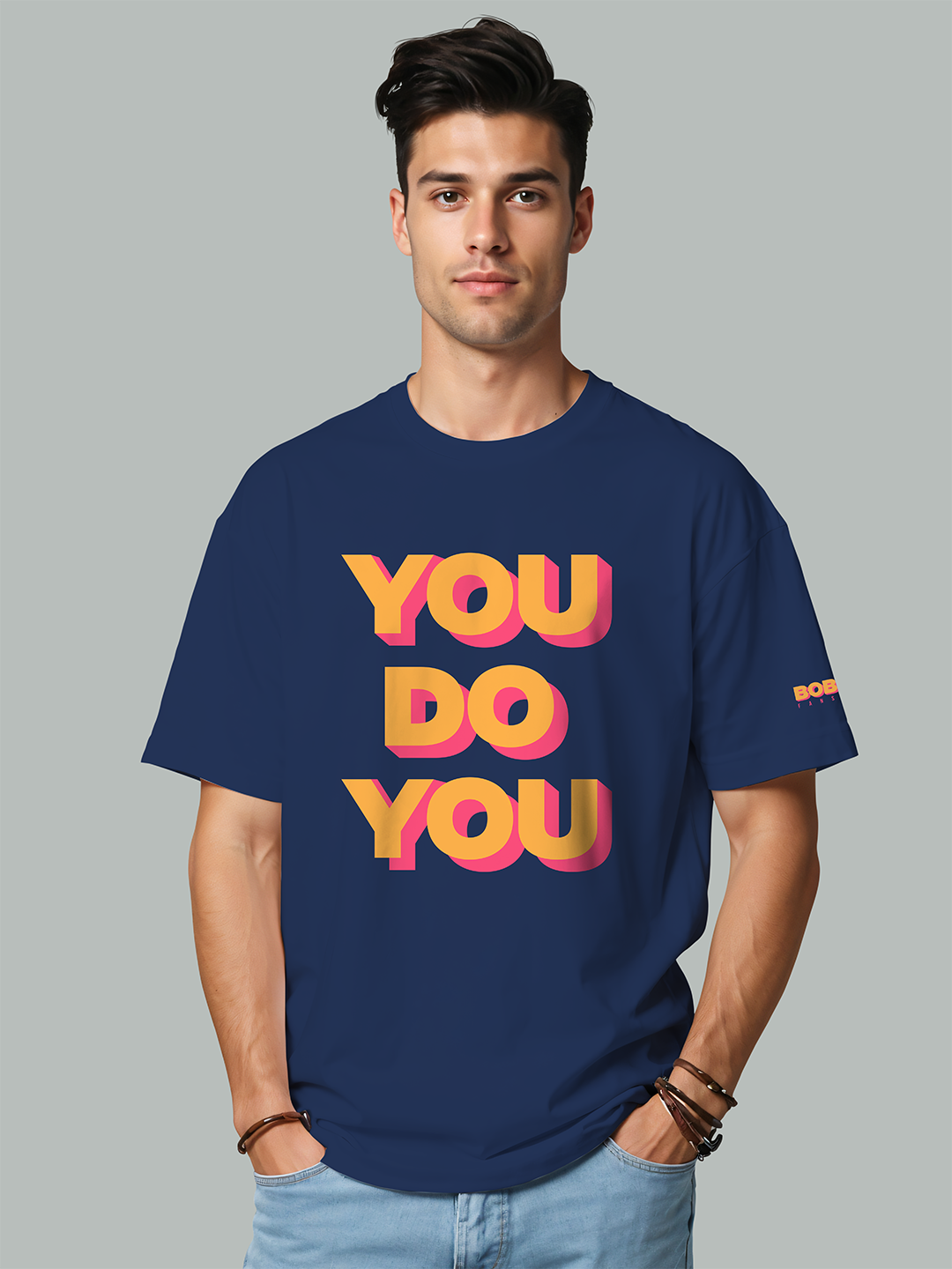 You Do You Tee in Blue - Celebrate Your Authenticity For Men