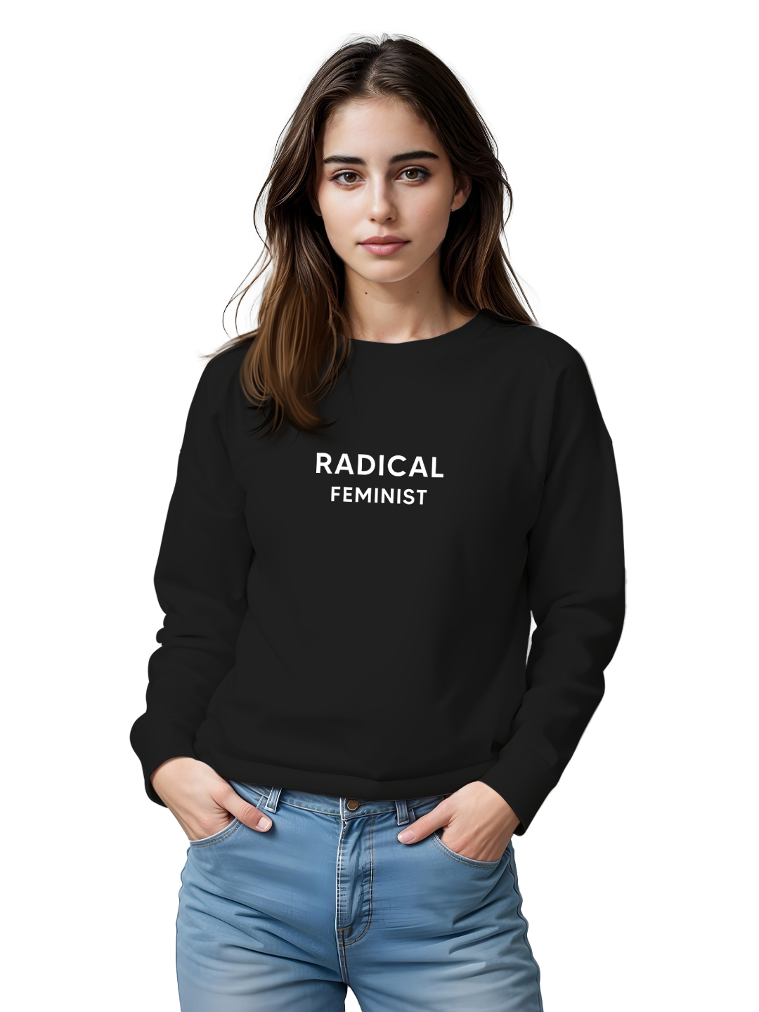 Radical Feminist Sweatshirt – Empowering Women's Rights Apparel