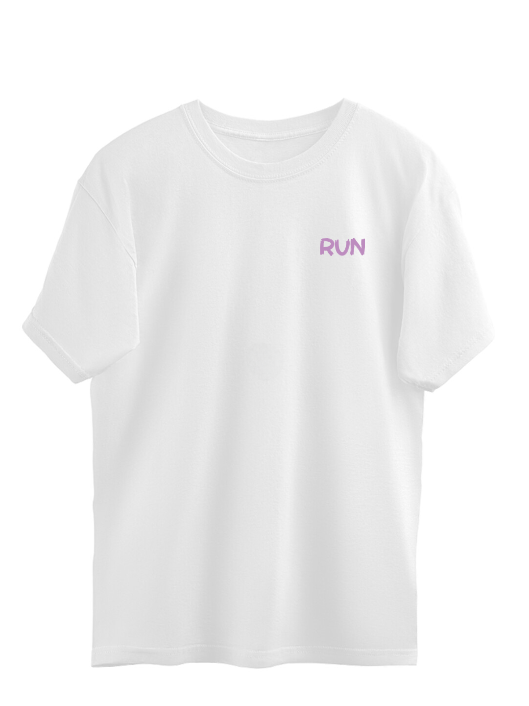 RUN RUN RUN Sports T-Shirt – Motivational Running Tee for Women – Bold Design for Active Lifestyle, Ideal for Running, Gym & Fitness