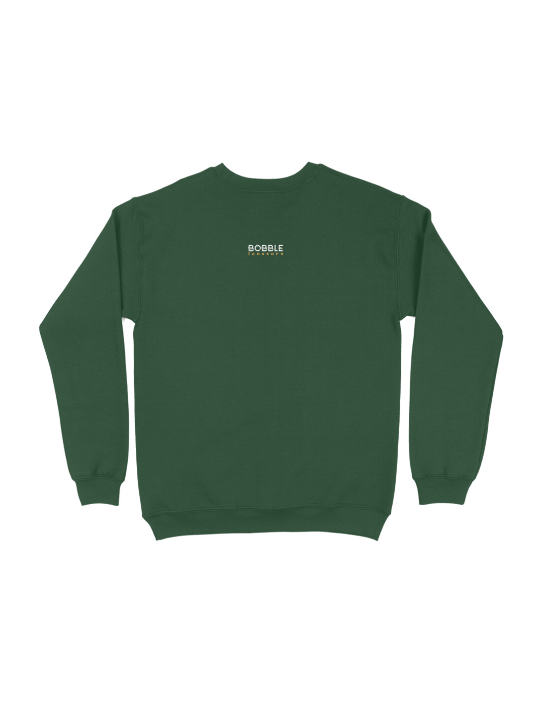 Green Sweatshirt for Men with Christmas Tree Illustration – Festive & Comfortable