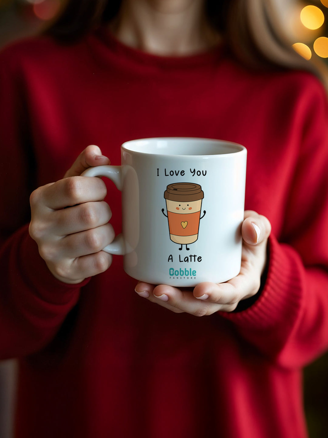 Couple's Coffee Mug - 'I Love You a Latte' with Latte Cup Design | Romantic Valentine’s Day Gift