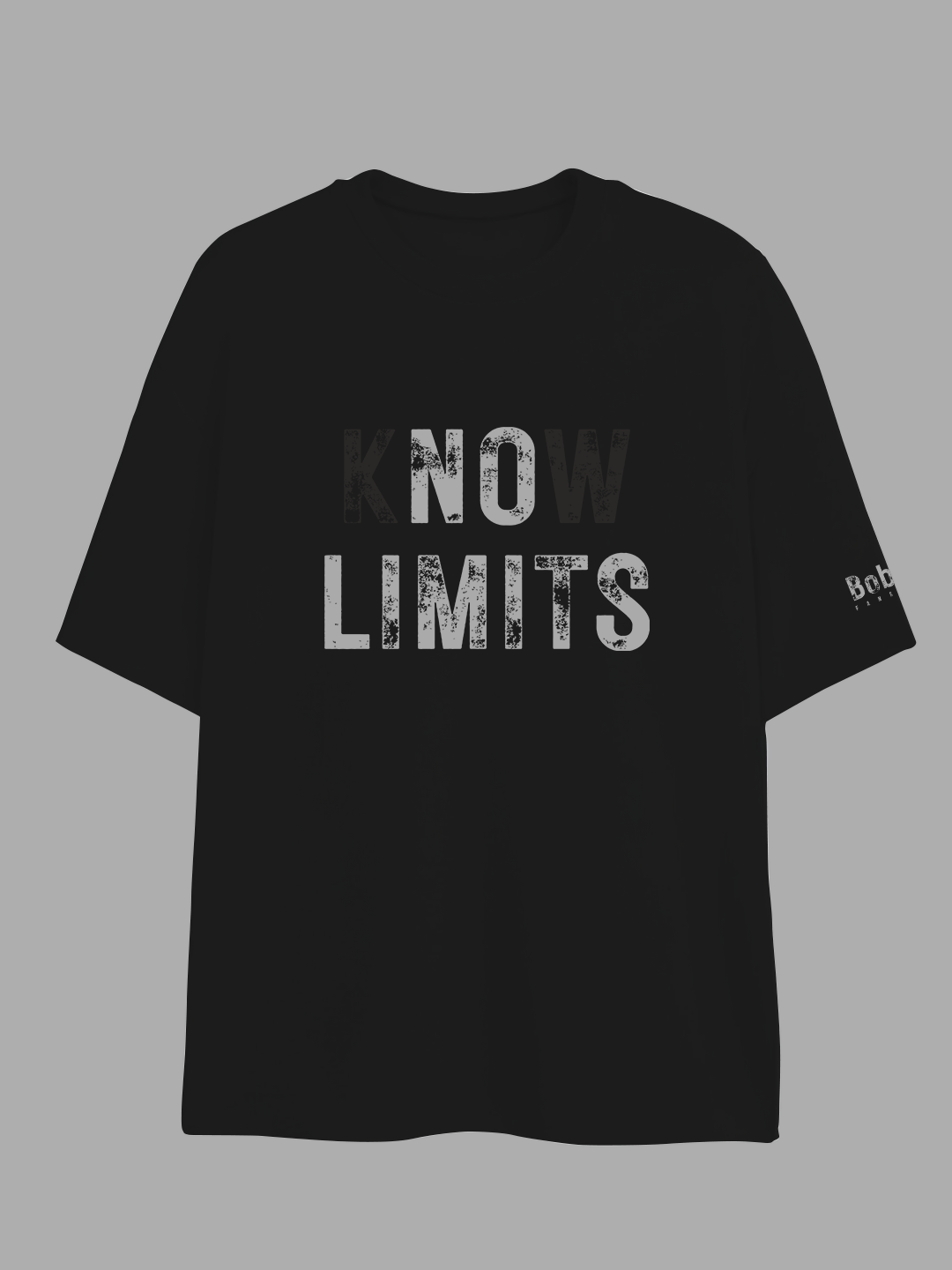 No Limits T-Shirt in Black – Motivational Graphic Tee for Achievers For Men