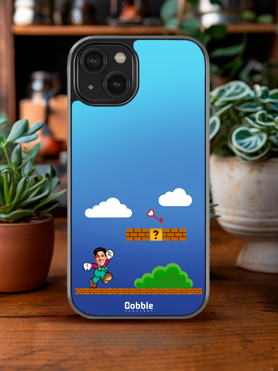 Customizable Phone Cover for Men - Mario-Inspired Design