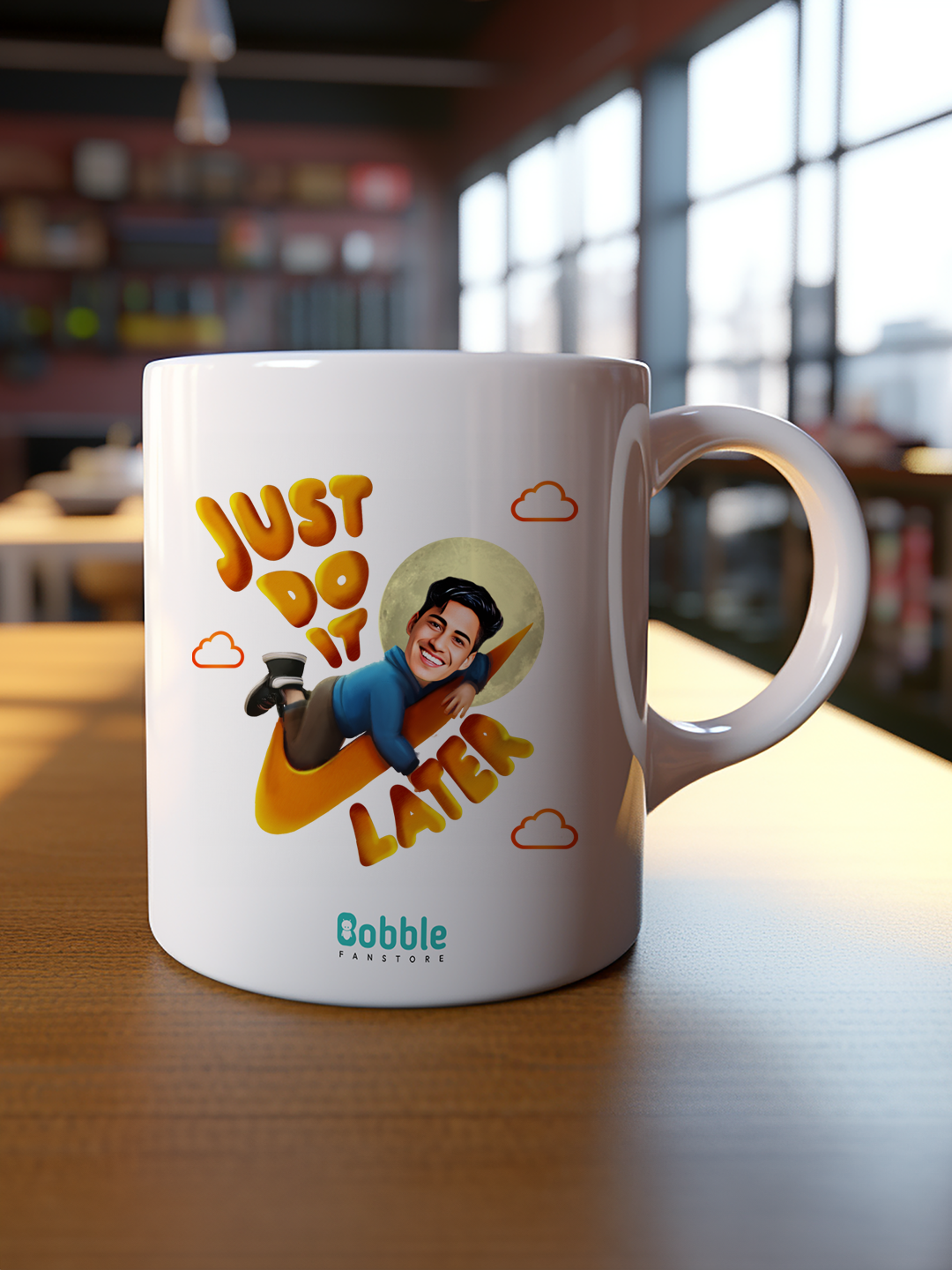 Custom Coffee Mug - "Just Do It Later" Design for the Lazy Souls