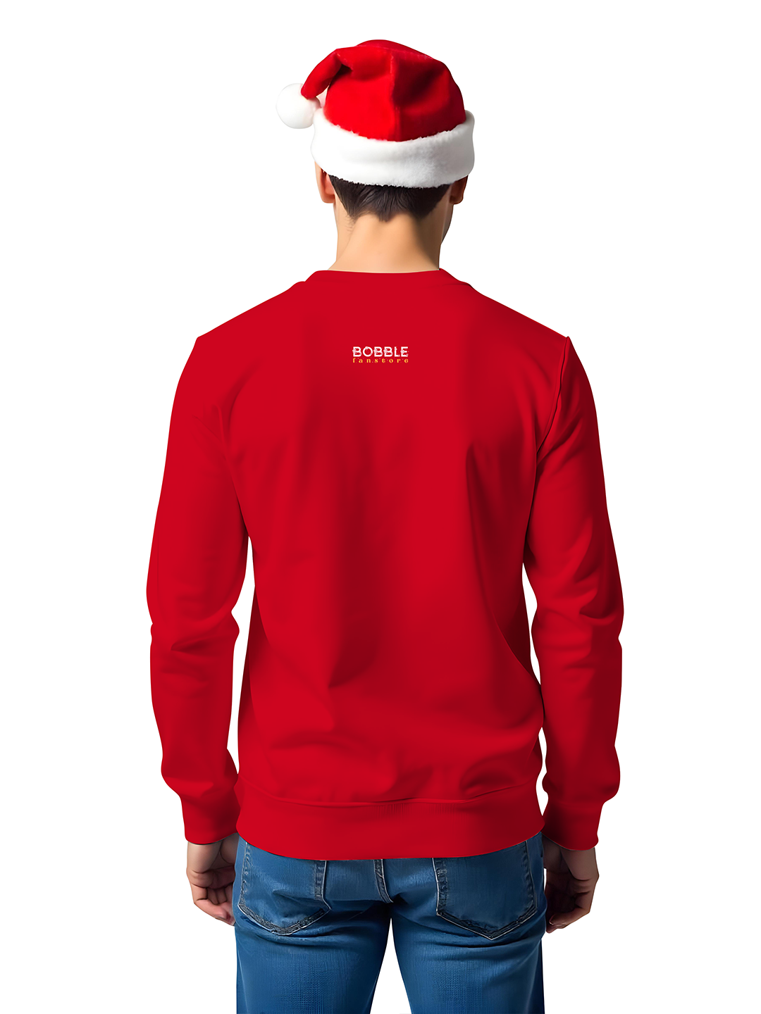 Red Sweatshirt with Tree Illustration for Men | Stylish & Comfortable