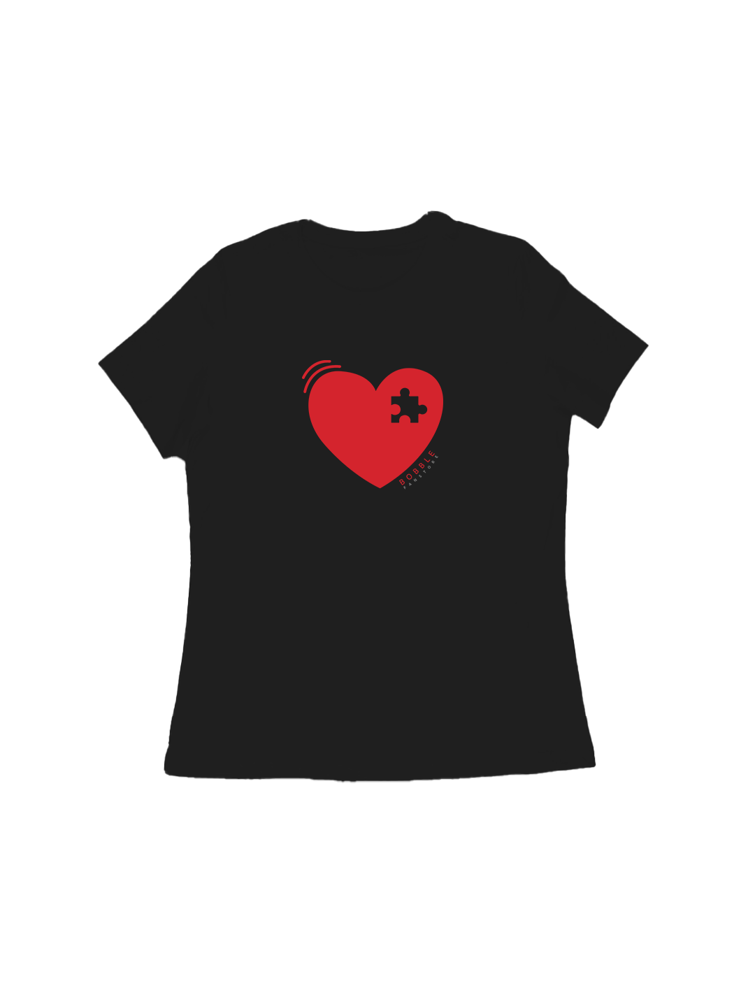 Matching Heart Puzzle T-Shirts for Couples – Black & White | Perfect Couple Tees