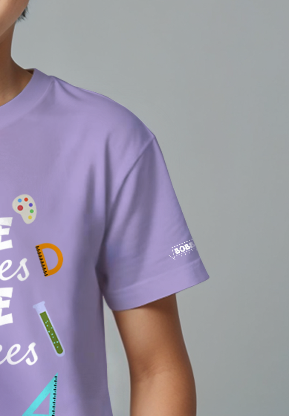 Take Chances, Make Mistakes Boys Lavender T-Shirt – Fun Math Illustration, Soft Cotton, Inspirational Design