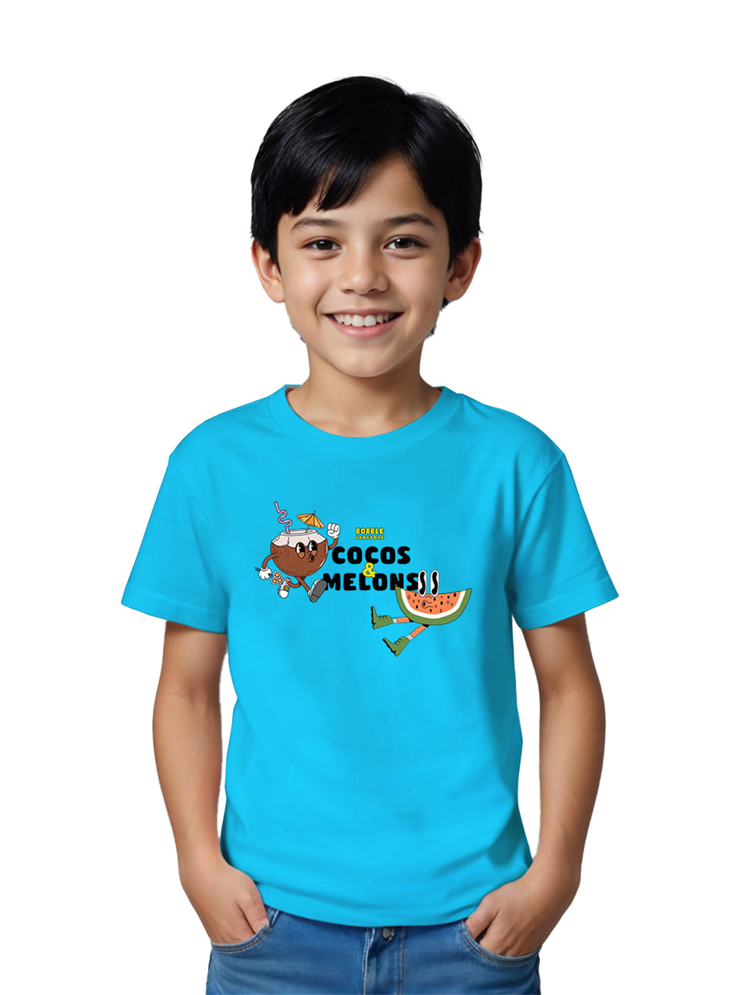 Cocomelon Blue T-Shirt for Boys | Adorable & Playful Design | Soft, Durable Kidswear for Playtime & School | Ages 2-6 | Perfect Gift for Little Fans"