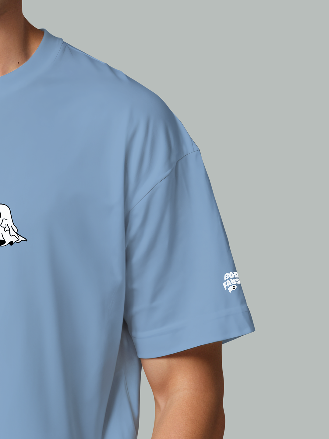 Ghost Escape T-shirt in Blue – Off the Grid Graphic Tee For Men