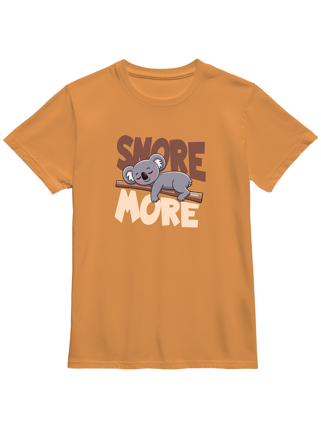 Snore More" T-Shirt for Girls | Fun & Playful Kidswear in Purple & Mustard Yellow | Comfortable, Soft Fabric for Sleepovers & Casual Outings | Ages 4-12 | Adorable Sleep Theme