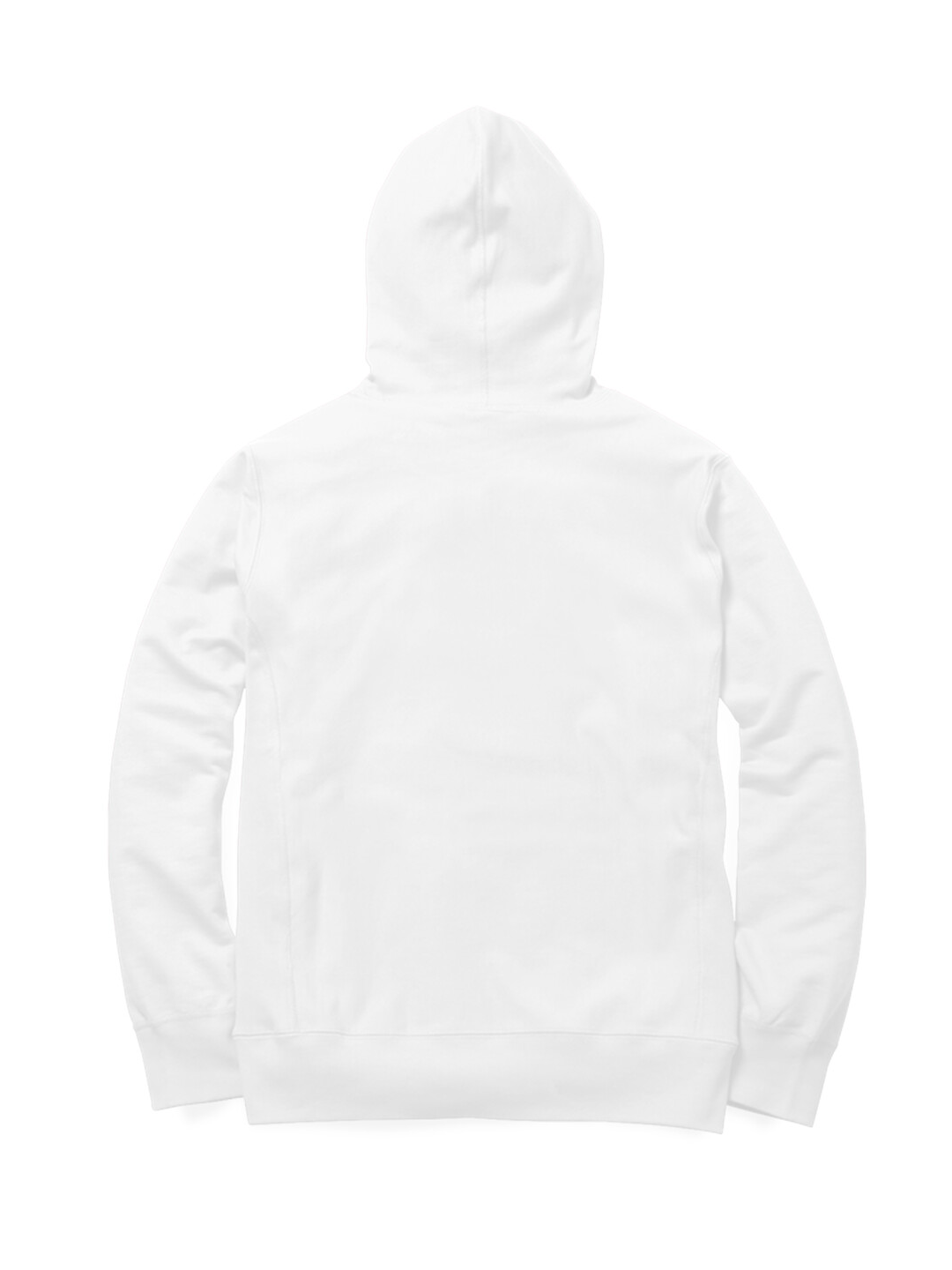 White Hoodie with 'Who I Want to Be' Text – Inspirational and Comfortable Hoodie for Men, Stylish Design for Motivational Vibes