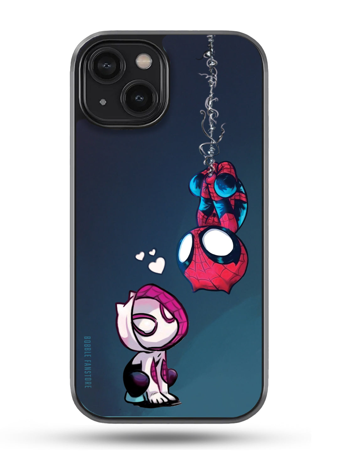 Spider-Man Inspired Glass Phone Cover for iPhone | Sleek Illustration Design | Durable & Scratch-Resistant