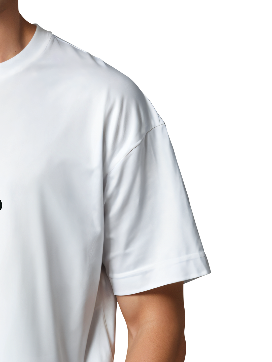Sigma Mindset Oversized T-Shirt for Men in White | Bold Graphic Tee | 220 GSM Cotton | Unisex Streetwear Fit | Eco-Friendly Ink Print | Boxy Cut | Made in India